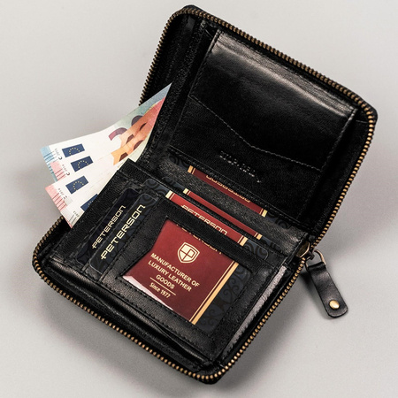 Portfel męski skórzany skóra naturalna  Peterson