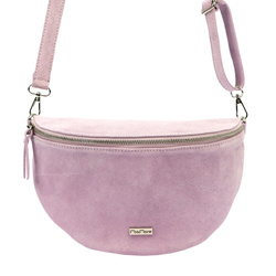 MiaMore torebka listonoszka skóra naturalna fioletowy