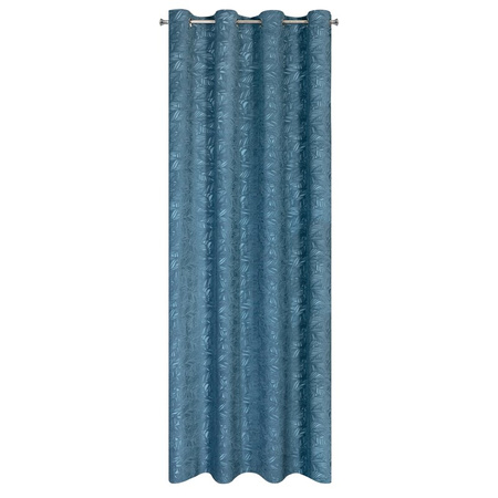ZASŁONA GOTOWA OCTAVIA 140 X 250 CM NIEBIESKI