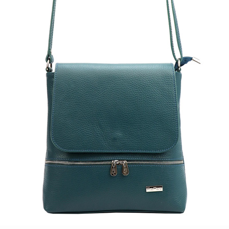 MiaMore torebka listonoszka skóra naturalna różowy