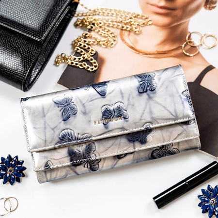 Portfel damski skórzany skóra naturalna  Peterson