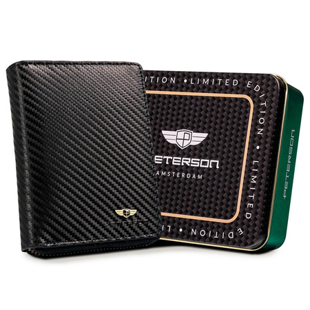 Portfel męski skórzany skóra naturalna  Peterson