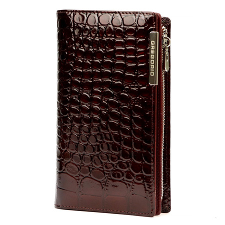 Portfel damski skórzany skóra naturalna Gregorio 