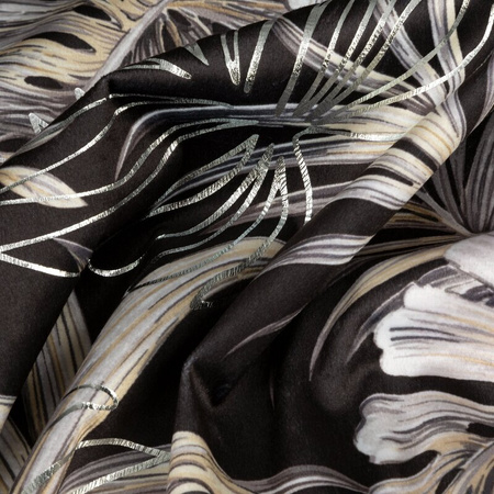 ZASŁONA GOTOWA RODOS NA TAŚMIE 140 X 270 CM CIEMNOBRĄZOWY