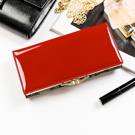 Portfel damski skórzany skóra naturalna  Peterson