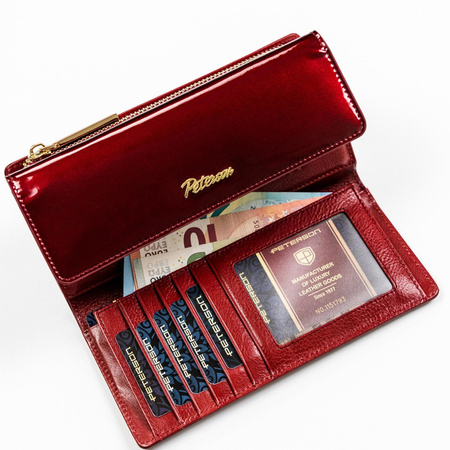Portfel damski skórzany skóra naturalna  Peterson 