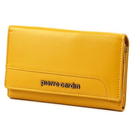 Portfel damski skórzany skóra naturalna Pierre Cardin 
