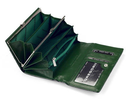 Portfel damski skórzany skóra naturalna Gregorio 