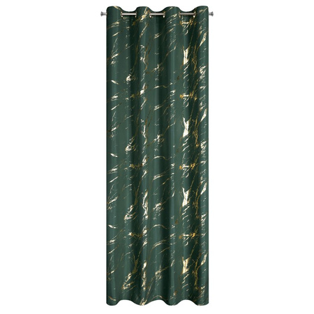 ZASŁONA GOTOWA LANI 140 X 250 CM CIEMNOZIELONY