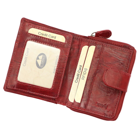 Portfel damski skórzany skóra naturalna El Forrest 