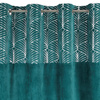 ZASŁONA GOTOWA LINDI 140 X 250 CM TURKUSOWY