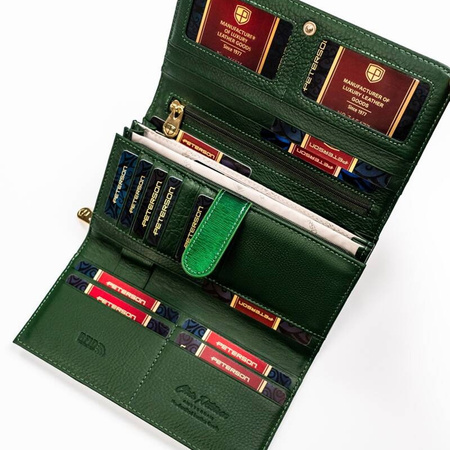 Portfel damski skórzany skóra naturalna Peterson