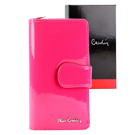 Portfel damski skóra naturalna + skóra ekologiczna Pierre Cardin