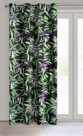 ZASŁONA GOTOWA ZOJA 140 X 250 CM CZARNY