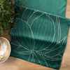 OBRUS BLINK 12 35 X 220 CM CIEMNOZIELONY