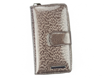 Gregorio portfel skóra naturalna szary Gregorio PT-116 - kobieta