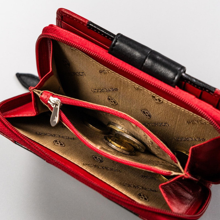 Portfel damski skórzany skóra naturalna  Peterson