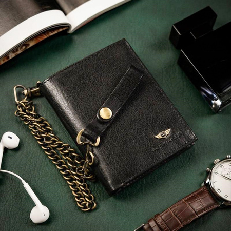 Portfel męski skórzany skóra naturalna  Peterson