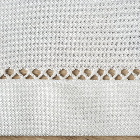 OBRUS EMILY 40 X 140 CM BIAŁY