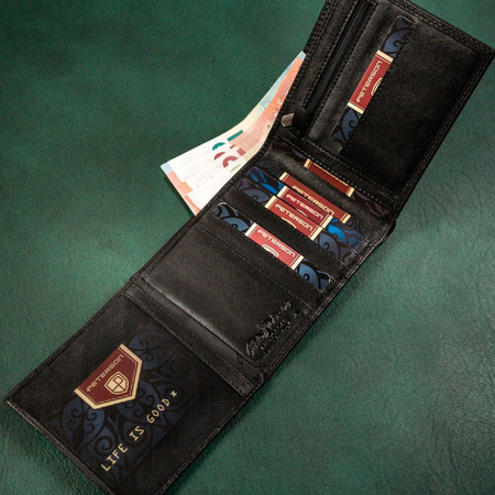 Portfel męski skórzany skóra naturalna  Peterson