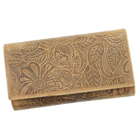 Portfel damski skórzany skóra naturalna Nordee