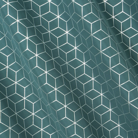 ZASŁONA GOTOWA CUBE 140 X 250 CM CIEMNOTURKUSOWY