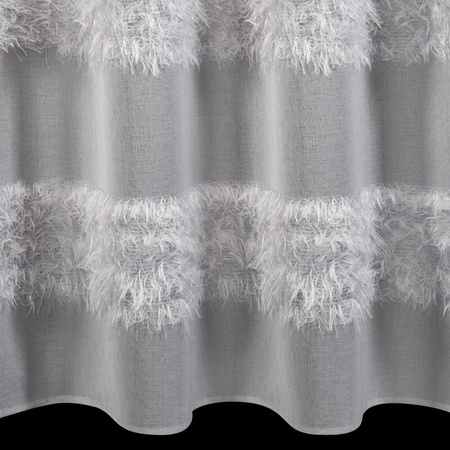 FIRANA GOTOWA MARGARET 140 X 250 CM SREBRNY