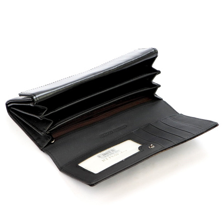 Portfel damski skórzany skóra naturalna + skóra ekologiczna Cavaldi 