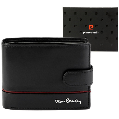 Portfel męski skórzany skóra naturalna Pierre Cardin