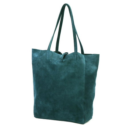 Torebka torebki skórzana skóra naturalna zamszowa Patrizia damska