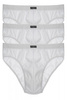 Slipy majtki męskie 1446 Classic białe,czarne 3-pack