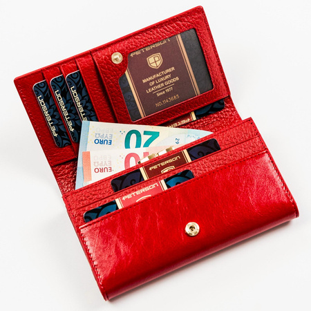 Portfel damski skórzany skóra naturalna Peterson