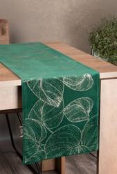 OBRUS BLINK 16 35 X 220 CM CIEMNOZIELONY