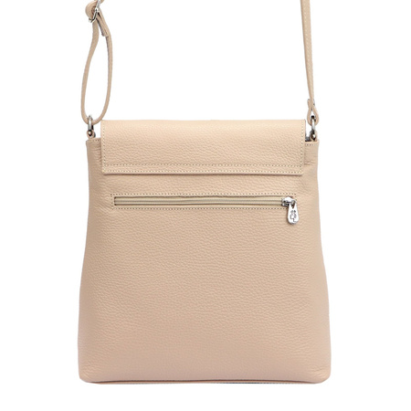 MiaMore torebka listonoszka skóra naturalna różowy