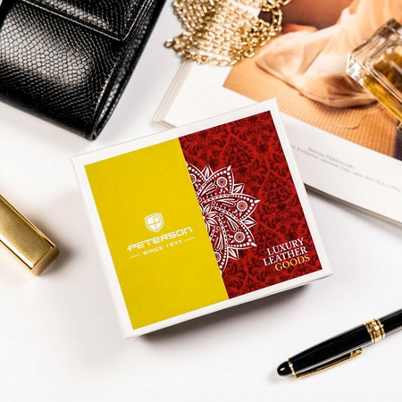 Portfel damski skóra naturalna skórzany Peterson