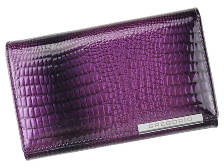 Portfel damski skóra naturalna skórzany Gregorio 