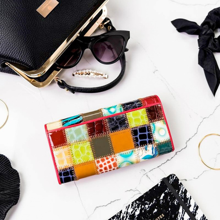 Portfel damski skórzany skóra naturalna Lorenti