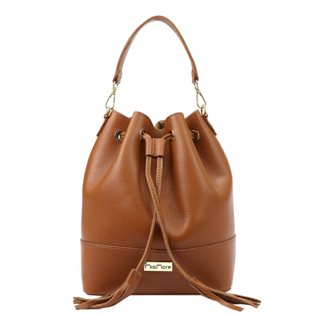 Torebka torebki skórzana skóra naturalna MiaMore damska 