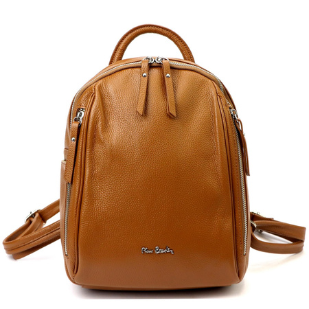 Plecak damski skórzany skóra naturalna Pierre Cardin