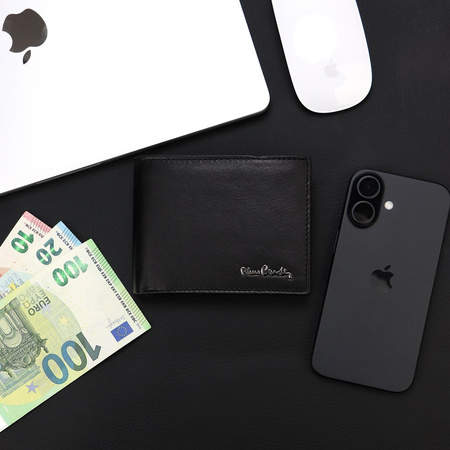 Portfel męski skórzany skóra naturalna Pierre Cardin