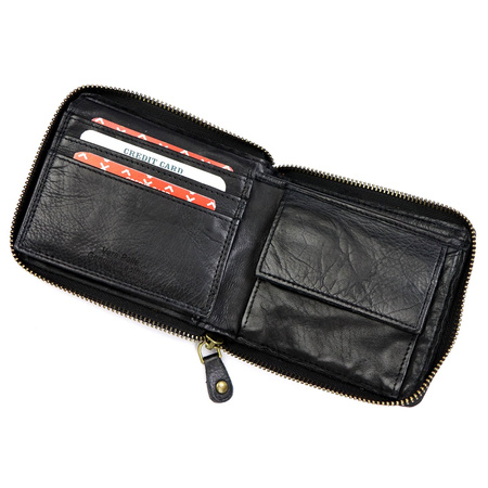 Portfel męski skórzany skóra ekologiczna VS 