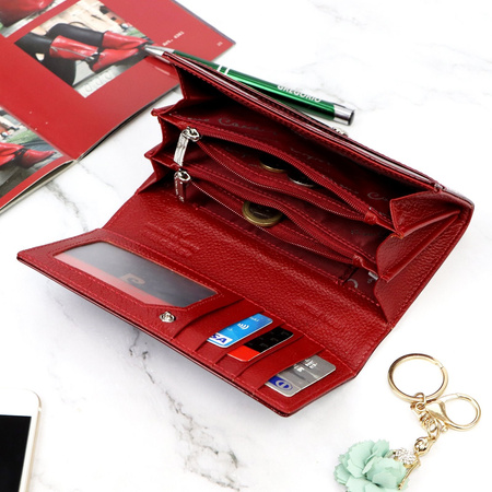 Portfel damski skóra naturalna skórzany Pierre Cardin