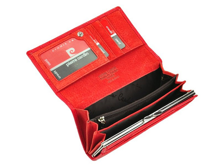 Portfel damski skórzany skóra naturalna+ skóra ekologiczna Pierre Cardin 