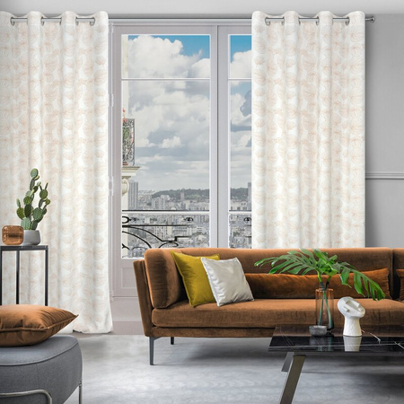 ZASŁONA GOTOWA MARIGOLD 140 X 250 CM BIAŁY