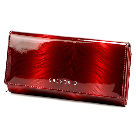 Portfel damski skóra naturalna skórzany Gregorio