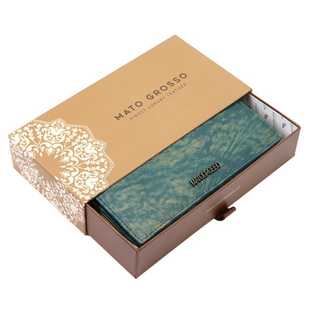 Portfel damski skórzany skóra naturalna Mato Grosso 