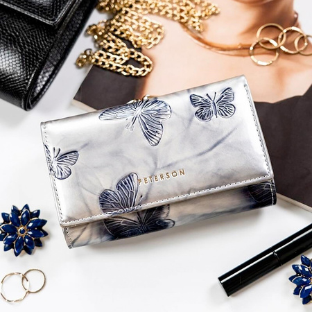 Portfel damski skórzany skóra naturalna  Peterson