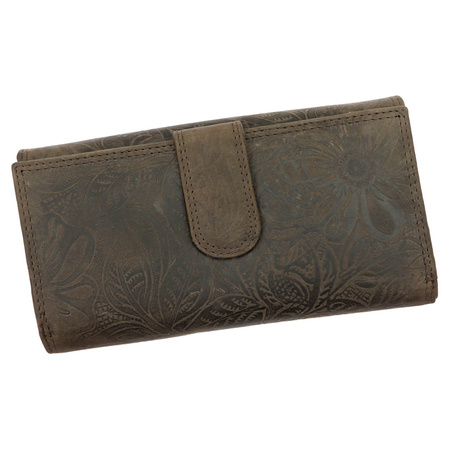 Portfel damski skórzany skóra naturalna Nordee