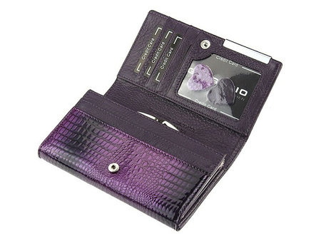 Portfel damski skóra naturalna skórzany Gregorio 