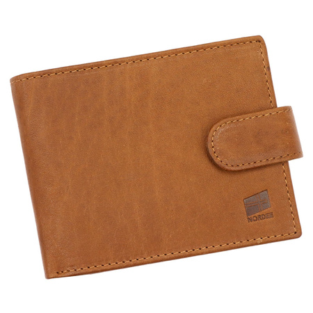 Portfel męski skórzany skóra naturalna Nordee